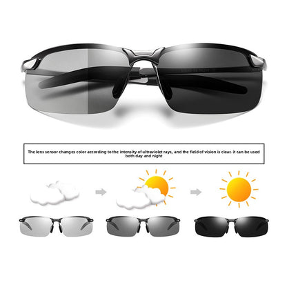 Smart Color-Changing Polarized Sunglasses