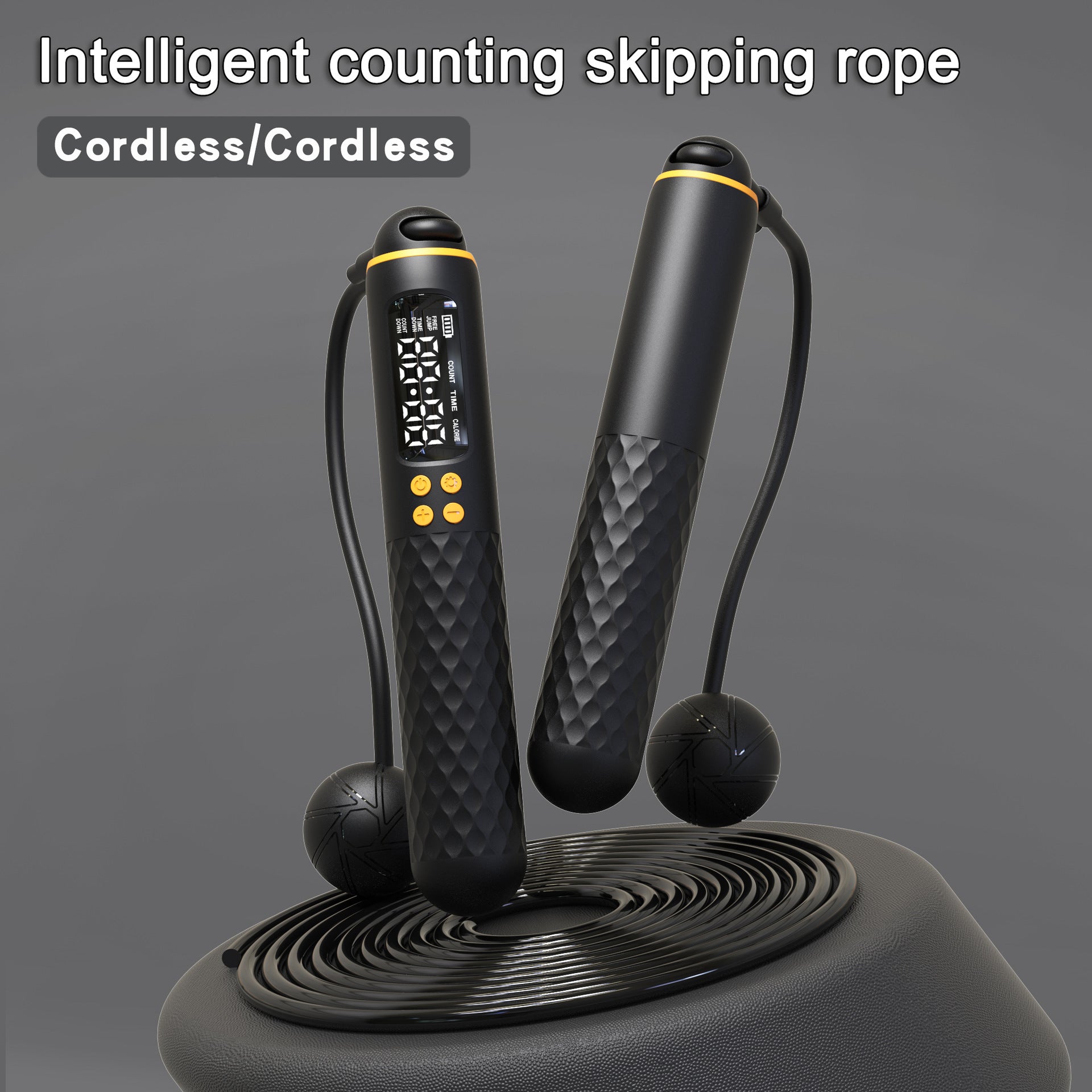 Smart Counting Jump Rope with Dual Mode