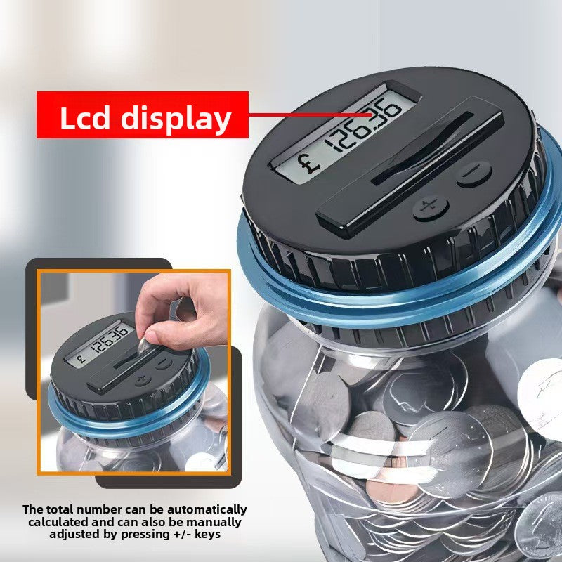 Smart counting piggy bank
