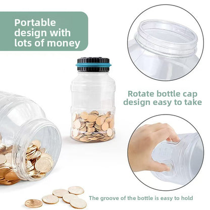 Smart counting piggy bank