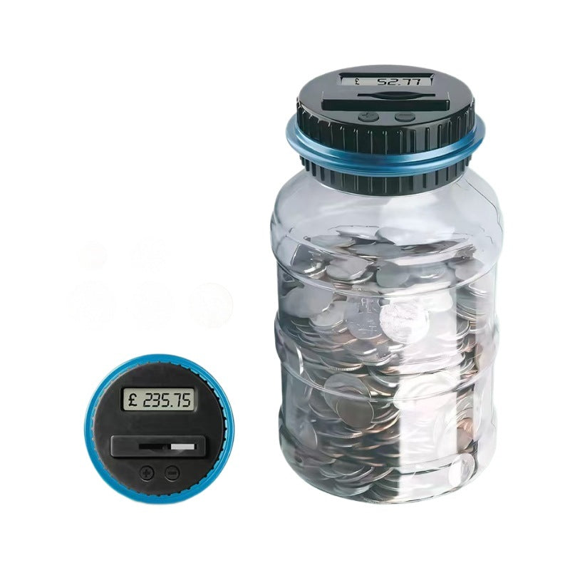 Smart counting piggy bank