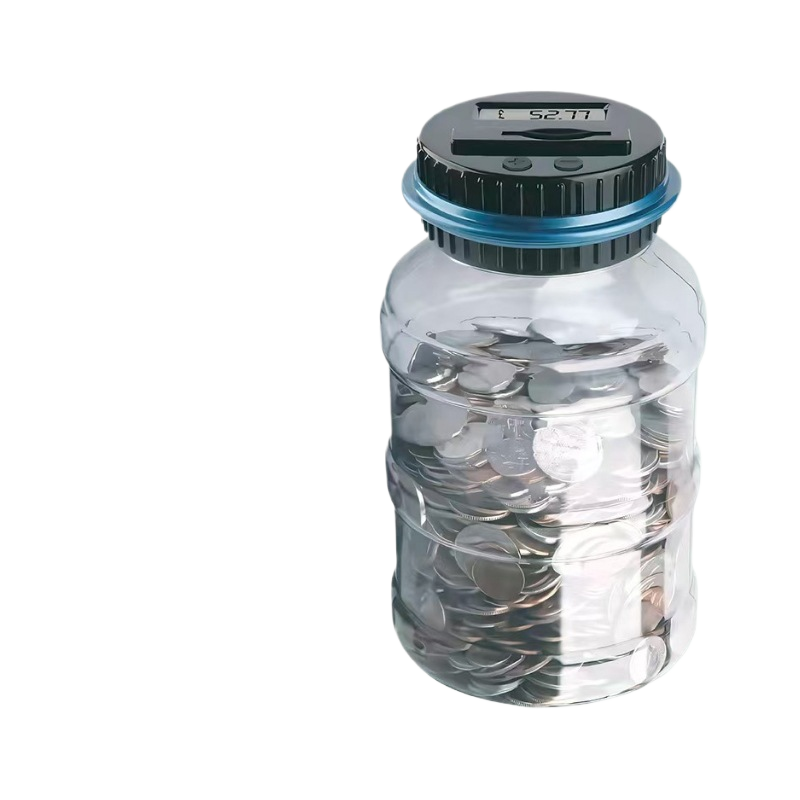 Smart counting piggy bank