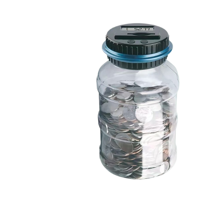 Smart counting piggy bank