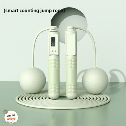 Smart counting weighted skipping rope