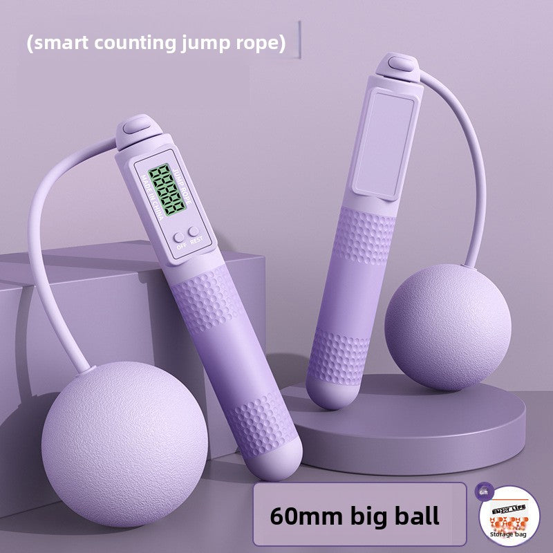 Smart counting weighted skipping rope