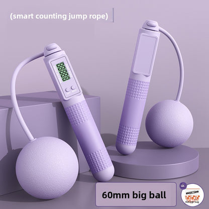 Smart counting weighted skipping rope