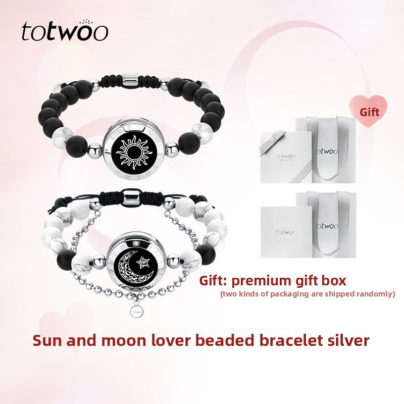 Smart Couple Bracelet with Vibration and Luminous Features