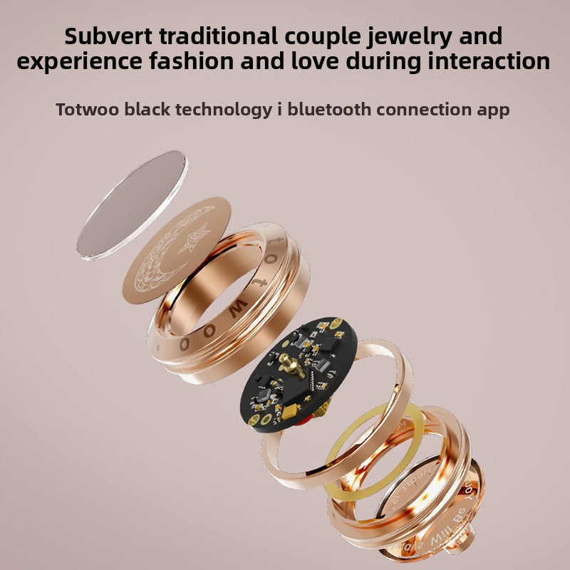 Smart Couple Bracelet with Vibration and Luminous Features