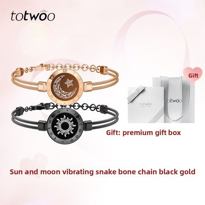 Smart Couple Bracelet with Vibration and Luminous Features