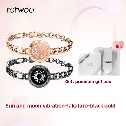 Smart Couple Bracelet with Vibration and Luminous Features