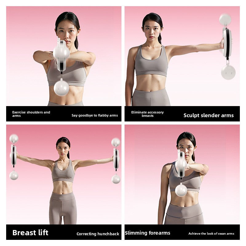 Smart Digital Hand-Cranked Hula Hoop Exercise Ring