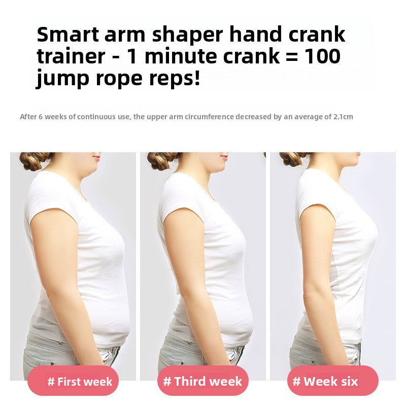 Smart Digital Hand-Cranked Hula Hoop Exercise Ring