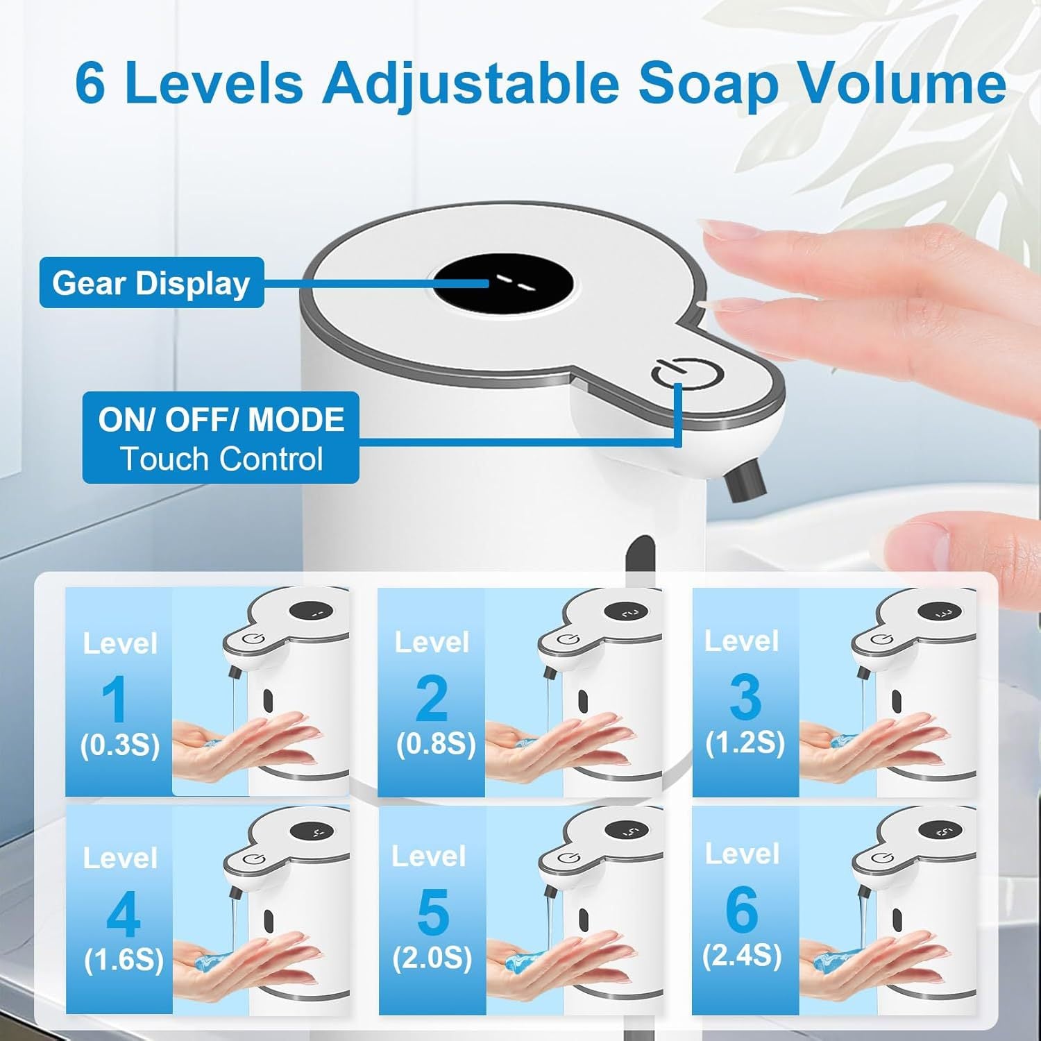 Smart Digital Soap Dispenser Automatic Sensor Hand Wash Machine