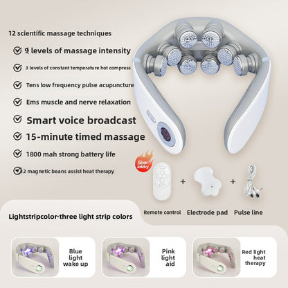 Smart electric neck massager