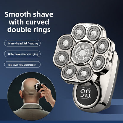 Smart Electric Shaver with Nine Blades