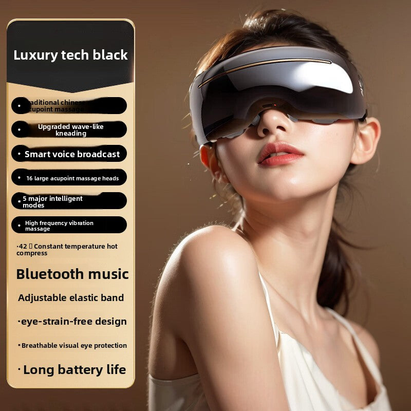 Smart Eye Massager with Steam and Bluetooth
