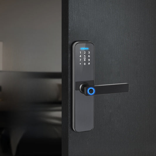 Smart Fingerprint Door Lock Password Key Entry