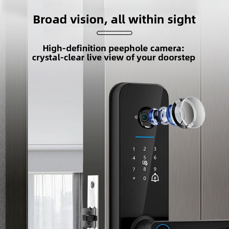 Smart Fingerprint Door Lock with Camera