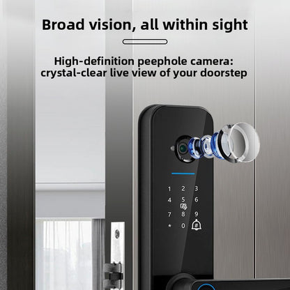 Smart Fingerprint Door Lock with Camera