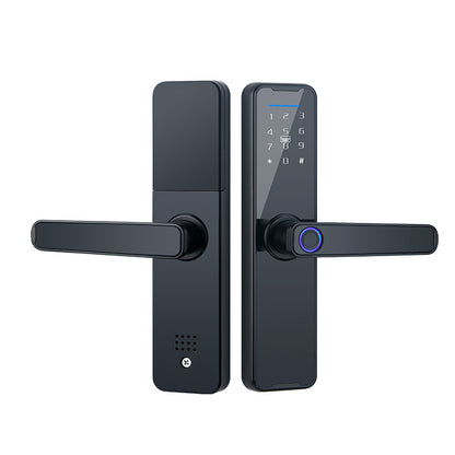 Smart Fingerprint Door Lock with WiFi Bluetooth for Wooden Doors