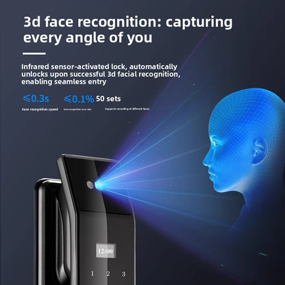 Smart Fingerprint Facial Recognition Door Lock