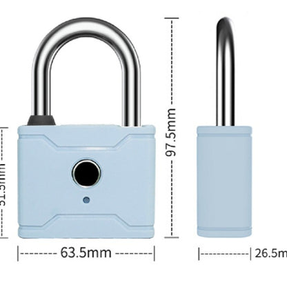 Smart Fingerprint Padlock with Bluetooth App Control