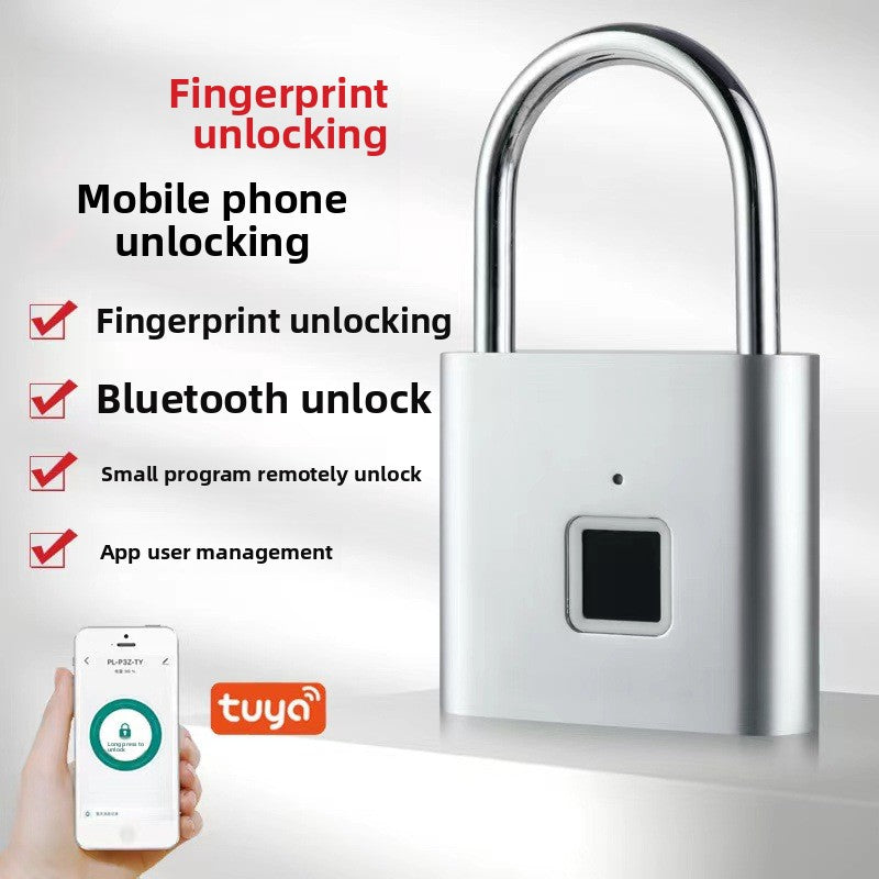 Smart Fingerprint Padlock with Bluetooth App Control