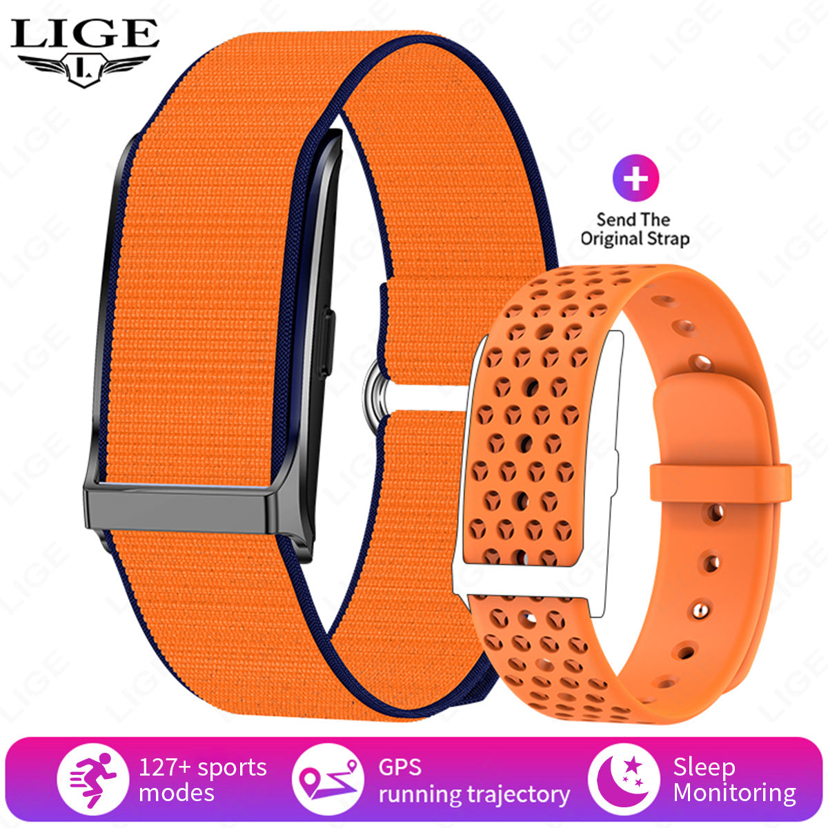 Smart Fitness Watch with Heart Rate Monitor