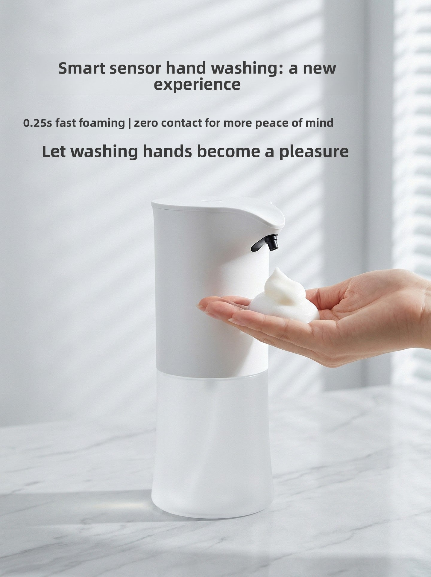 Smart foam hand washing machine