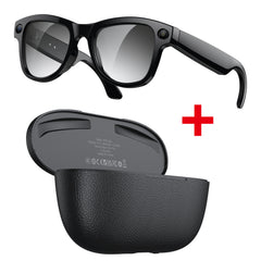 Black Glasses Photochromic Black Case