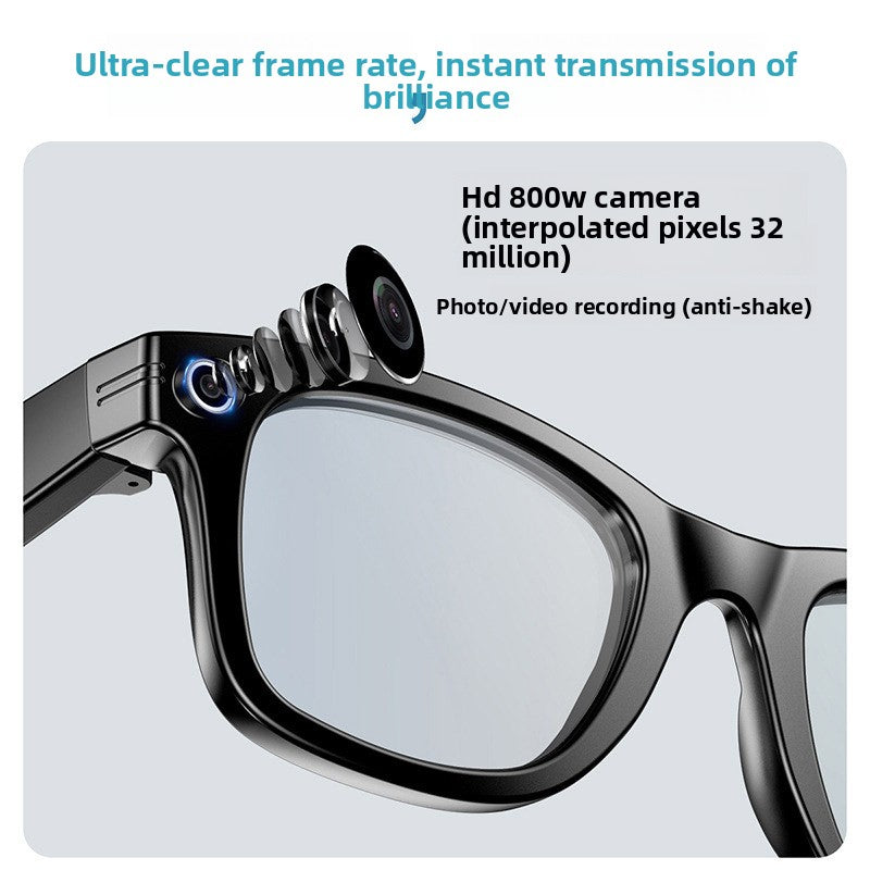 Smart Glasses with AI Assistant Bluetooth Camera