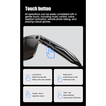 Smart Glasses with Camera Bluetooth Translation