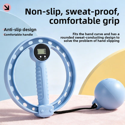 Smart Hand Crank Arm Toner with Digital Display