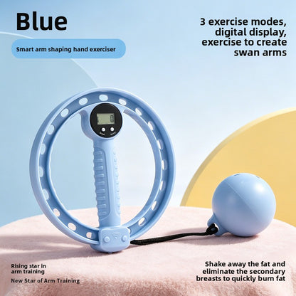 Smart Hand Crank Arm Toner with Digital Display