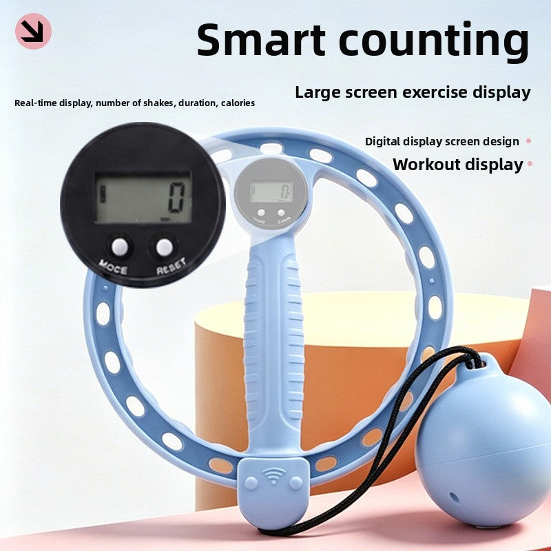 Smart Hand Crank Arm Toner with Digital Display