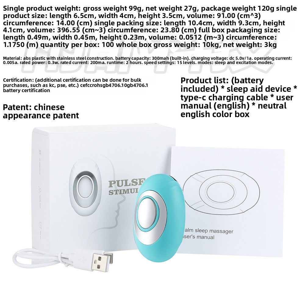 Smart Handheld 15-Level Sleep Aid with Screen Display
