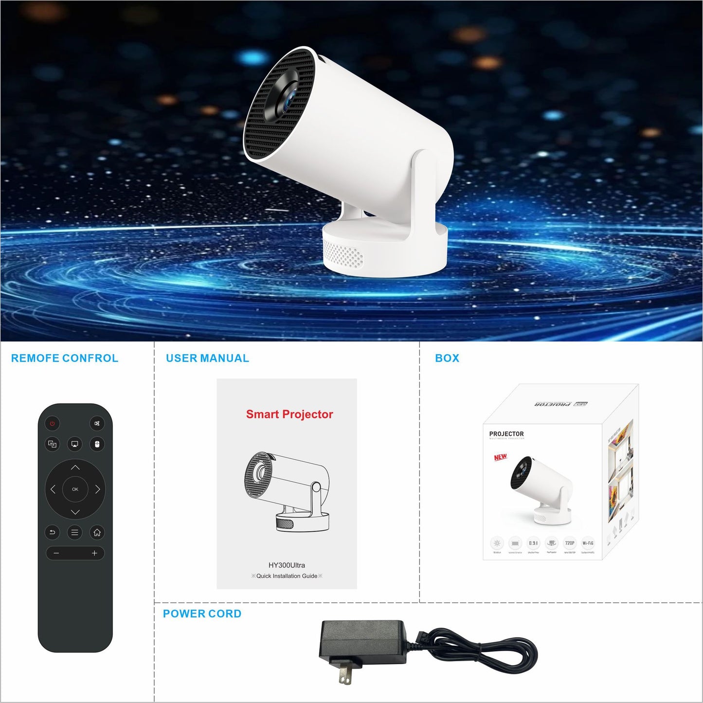Smart HD Portable Projector