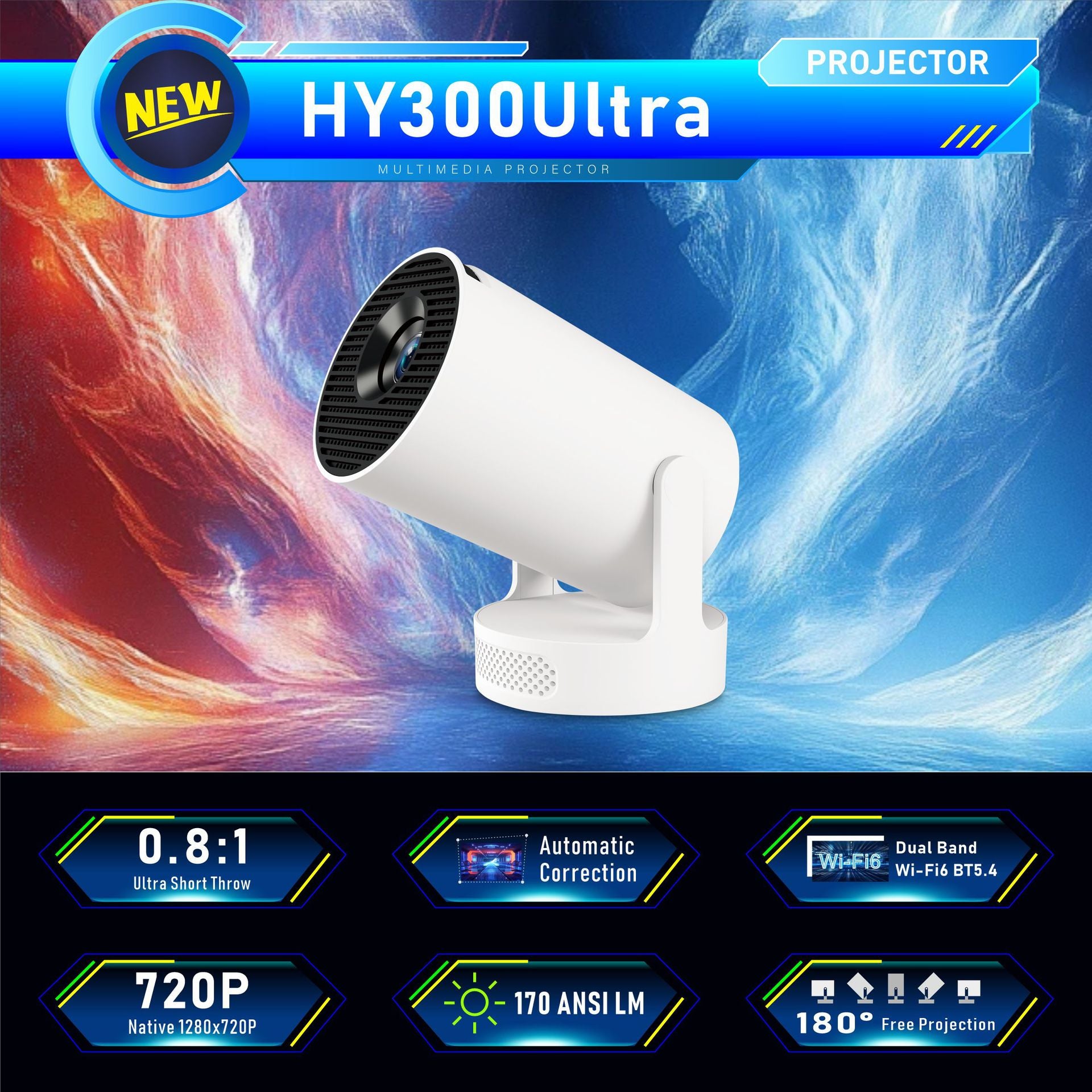 Smart HD Portable Projector