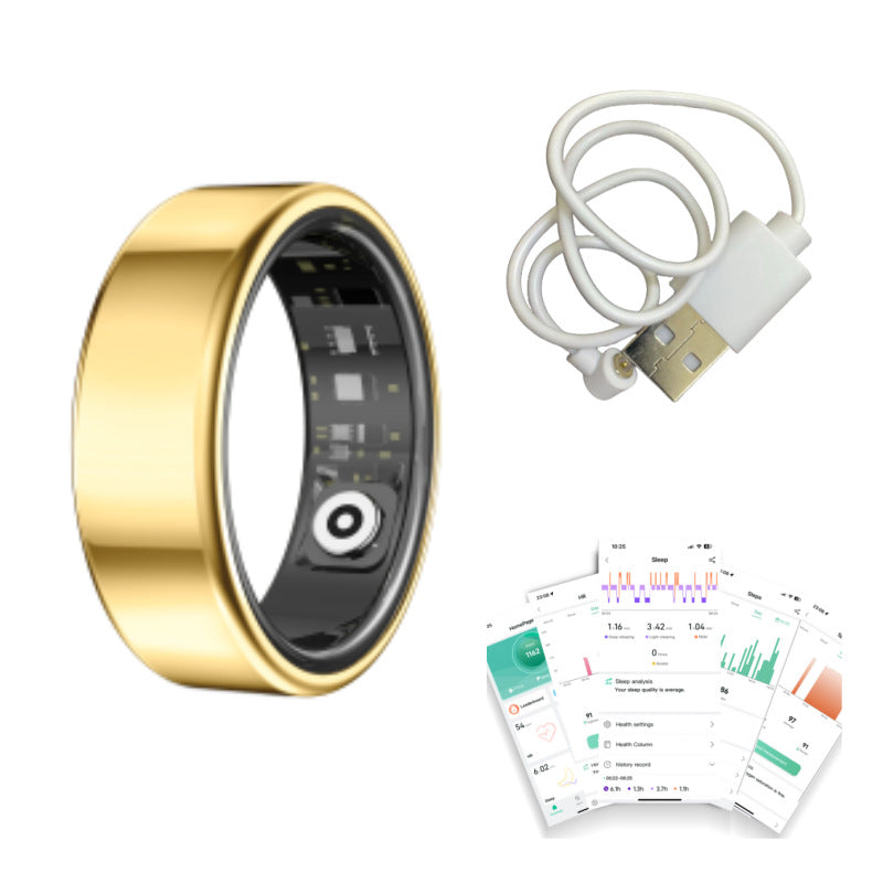 Smart Health Monitoring Ring with Blood Oxygen Tracking