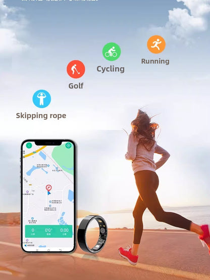 Smart Health Monitoring Ring with Bluetooth