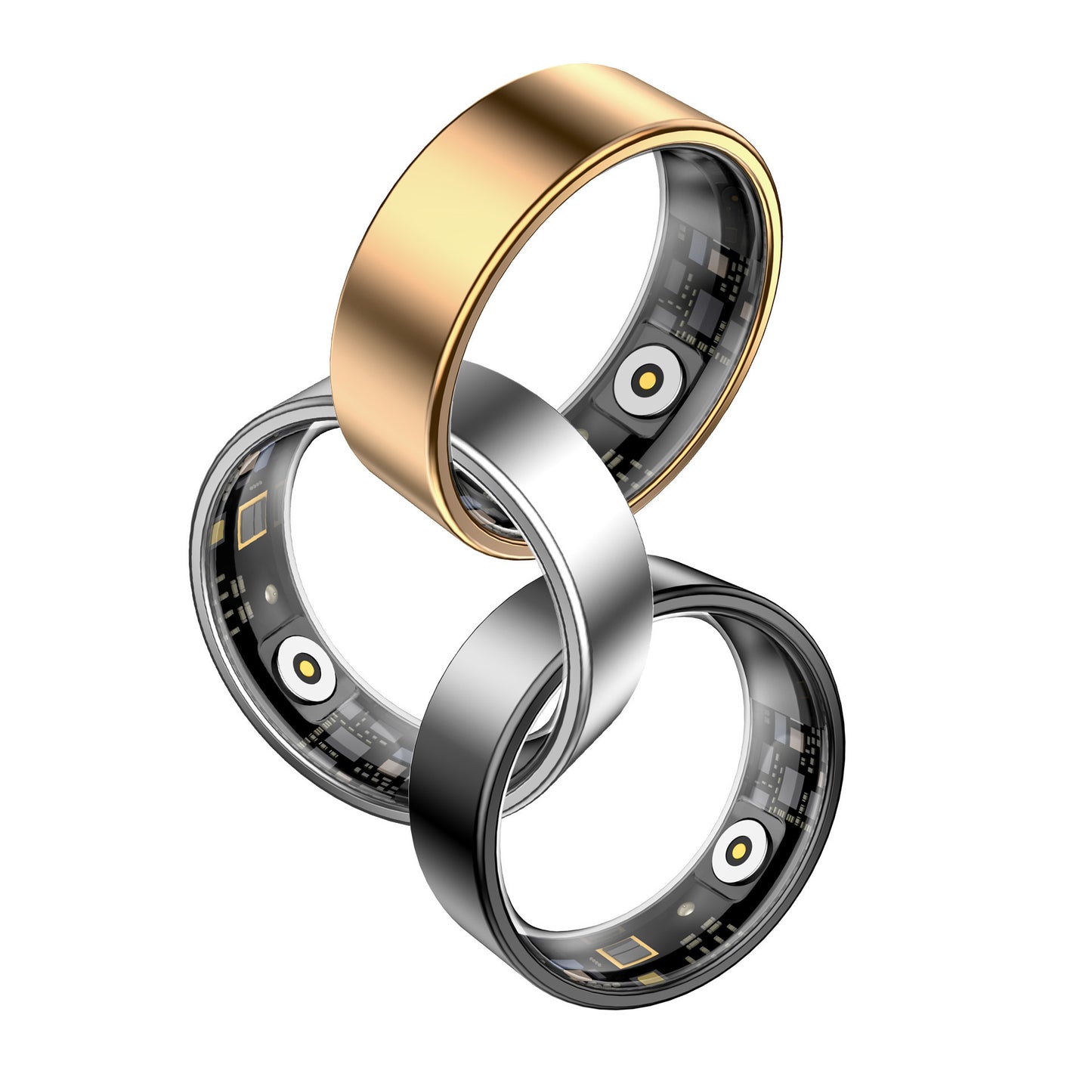 Smart Health Monitoring Ring with Heart Rate and Sleep Tracking