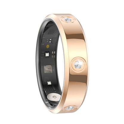 Smart Health Monitoring Ring with Heart Rate Blood Oxygen Sleep Tracking