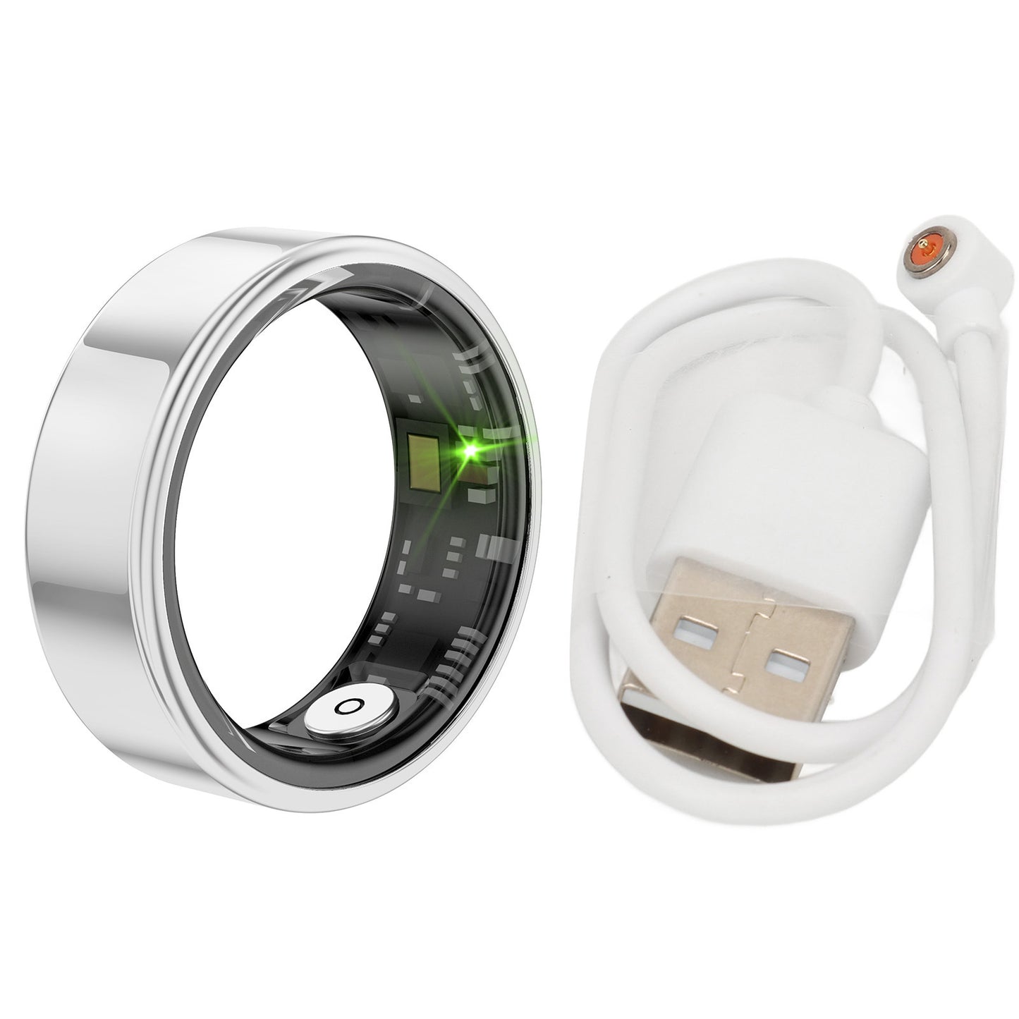 Smart Health Monitoring Ring with Heart Rate Tracking