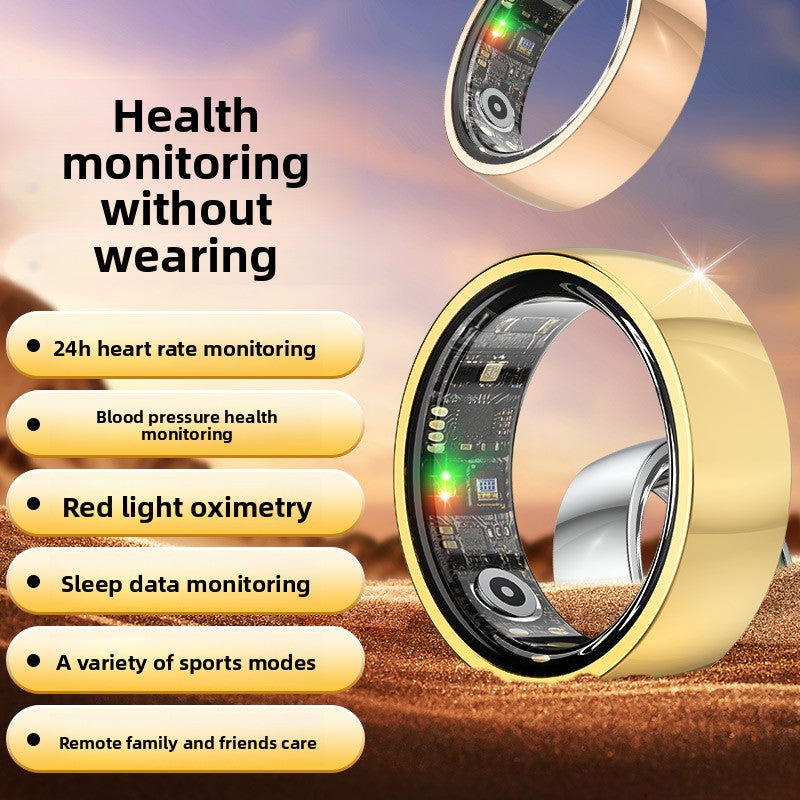 Smart Health Monitoring Ring with Heart Rate Tracking