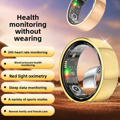 Smart Health Monitoring Ring with Heart Rate Tracking