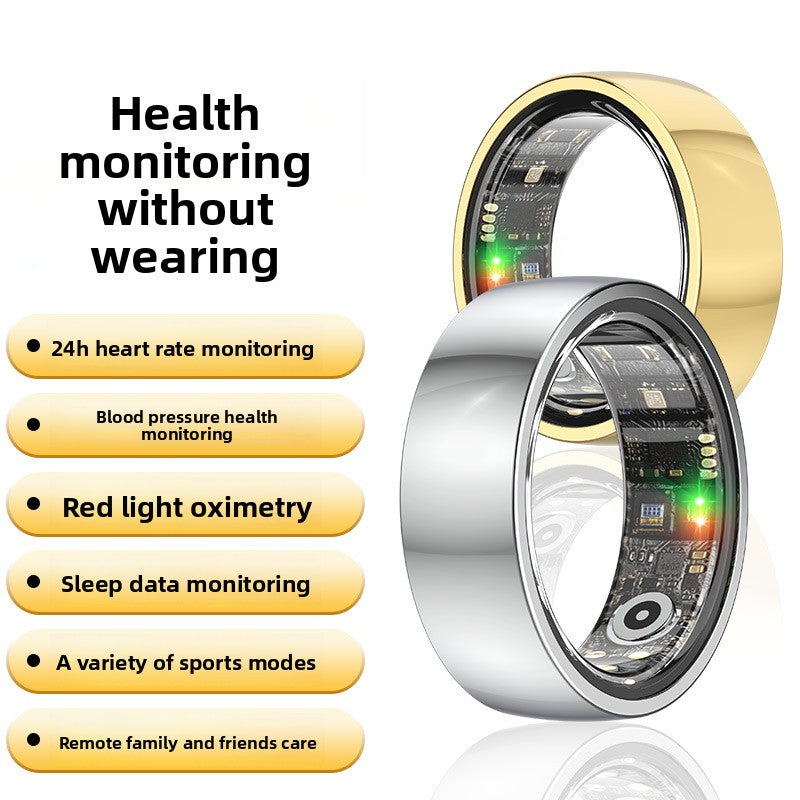 Smart Health Monitoring Ring with Heart Rate Tracking