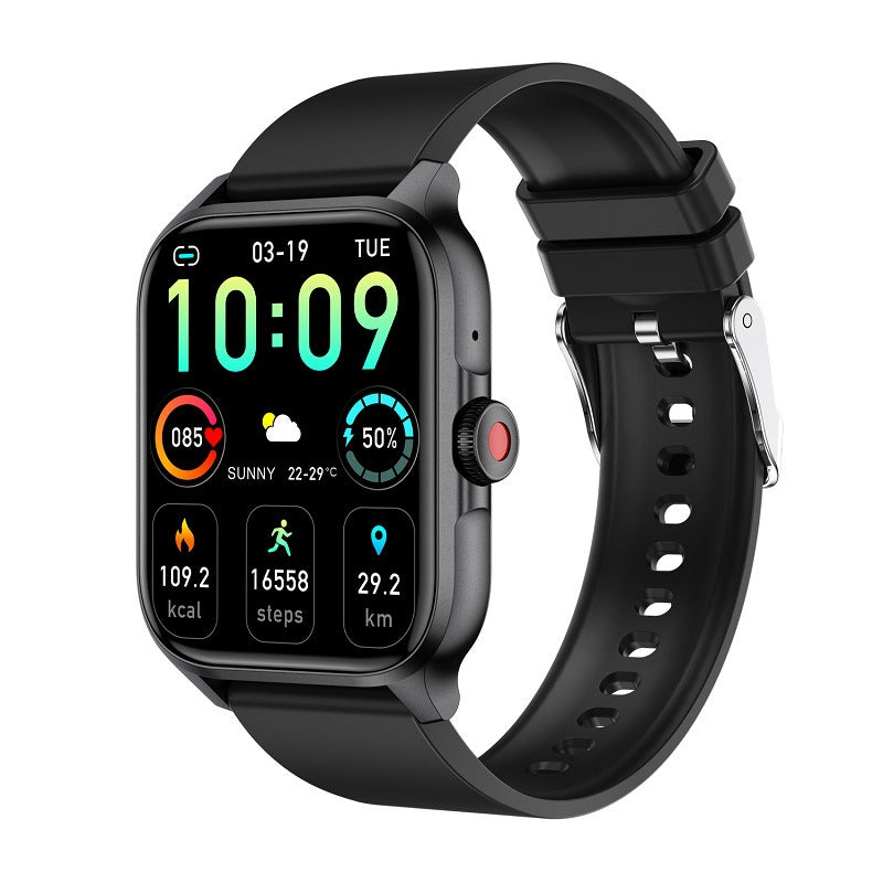 Smart Health Monitoring Watch with Temperature Blood Oxygen Tracking