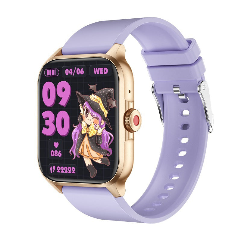 Smart Health Monitoring Watch with Temperature Blood Oxygen Tracking
