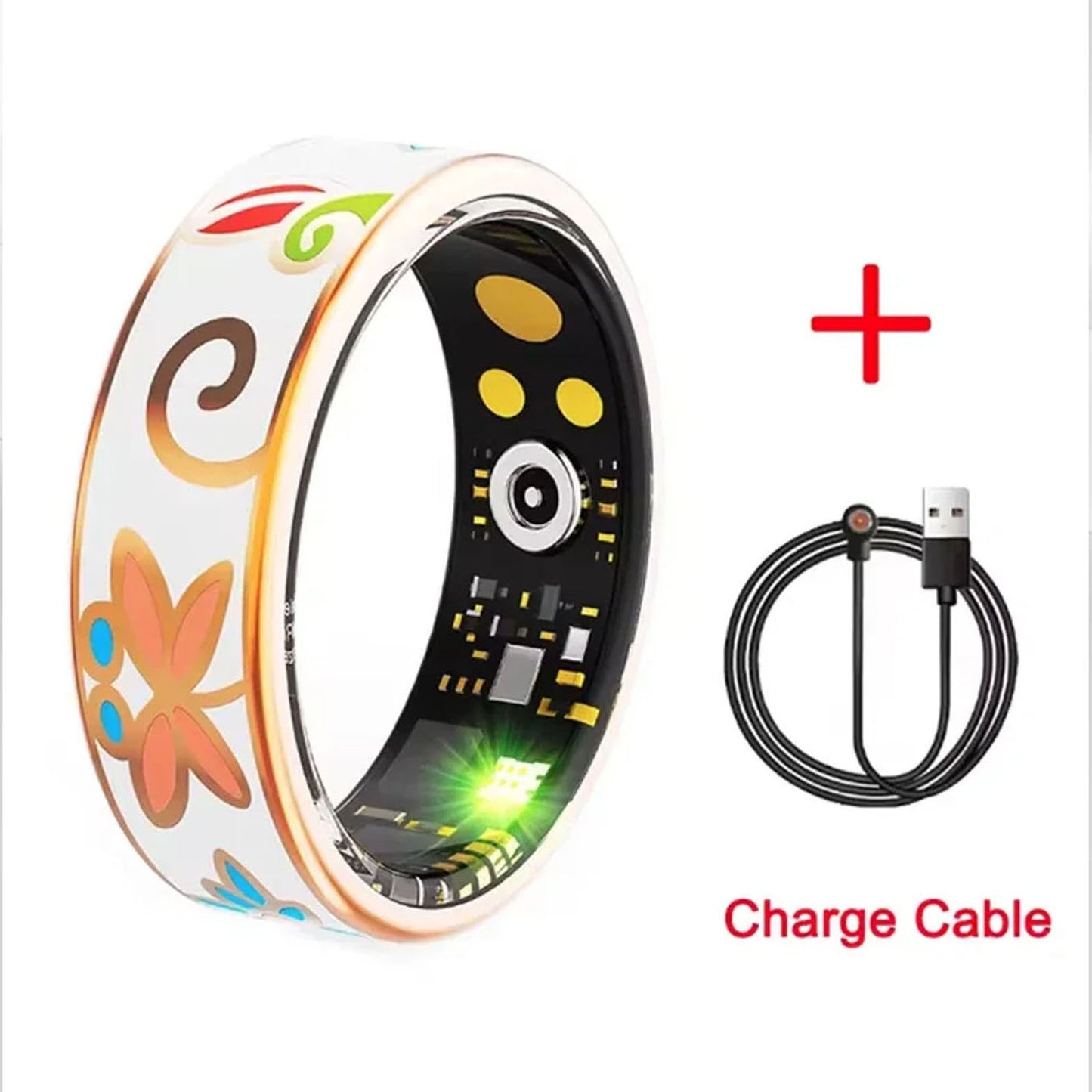 Smart Health Ring with Heart Rate Sleep Monitoring