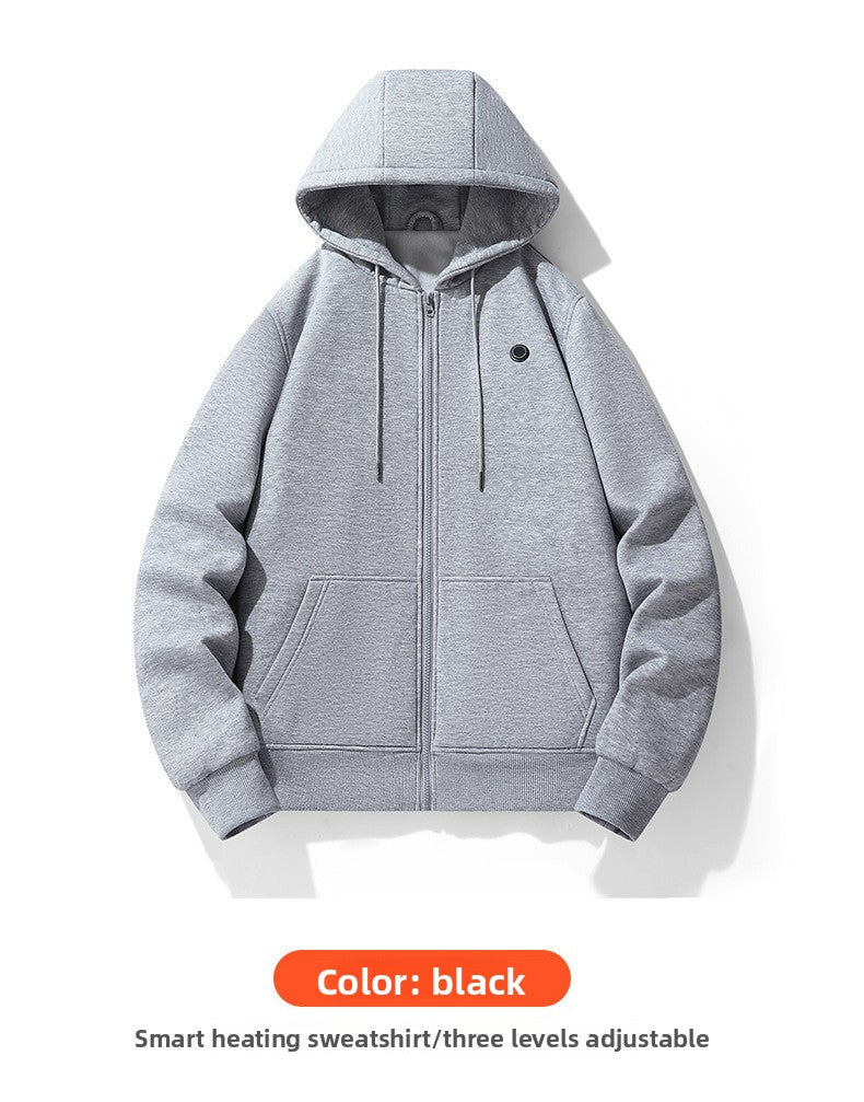 Smart heating pullover jacket